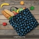 thumbnail image 5 of Fotbe Blue Octopus Bolsa Tote con Estampado para Mujer, Bolsos con Cremallera, Bolsa de Hombro Casual de Gran Capacidad con Bolsillos Internos, 5 of 7