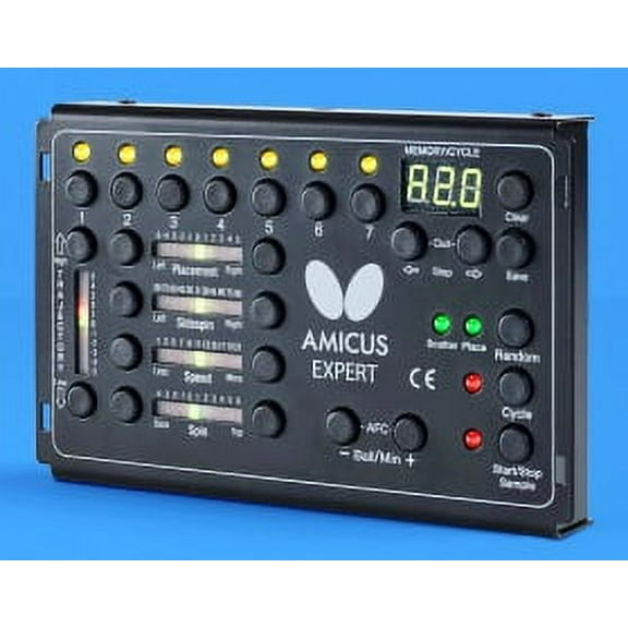 Butterfly Amicus Expert Table Tennis Robot - 20 Pre-programmed Professional Drills - Stores 99 Drills - 120 Balls Per Minute
