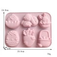 thumbnail image 1 of Live Easter egg rabbit basket silicone mold, 1 of 1