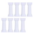 thumbnail image 1 of 8 Uds columna romana pilares para pastel soportes escalonados para pastel blanco soportes para pastel soportes de exhibición para postres de mesa estatua de pilar romano de plástico, 1 of 5