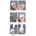 thumbnail image 6 of Automatic Toothpaste Dispenser with 2 Toothbrush Holder Slots Set Hands Free Wall Mounted Toothpaste Squeezer Dispenser for Family Bathroom Sink, 6 of 7