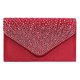 thumbnail image 1 of Bolso de noche para mujer,Bolso de banqueteRojo vino, 1 of 5