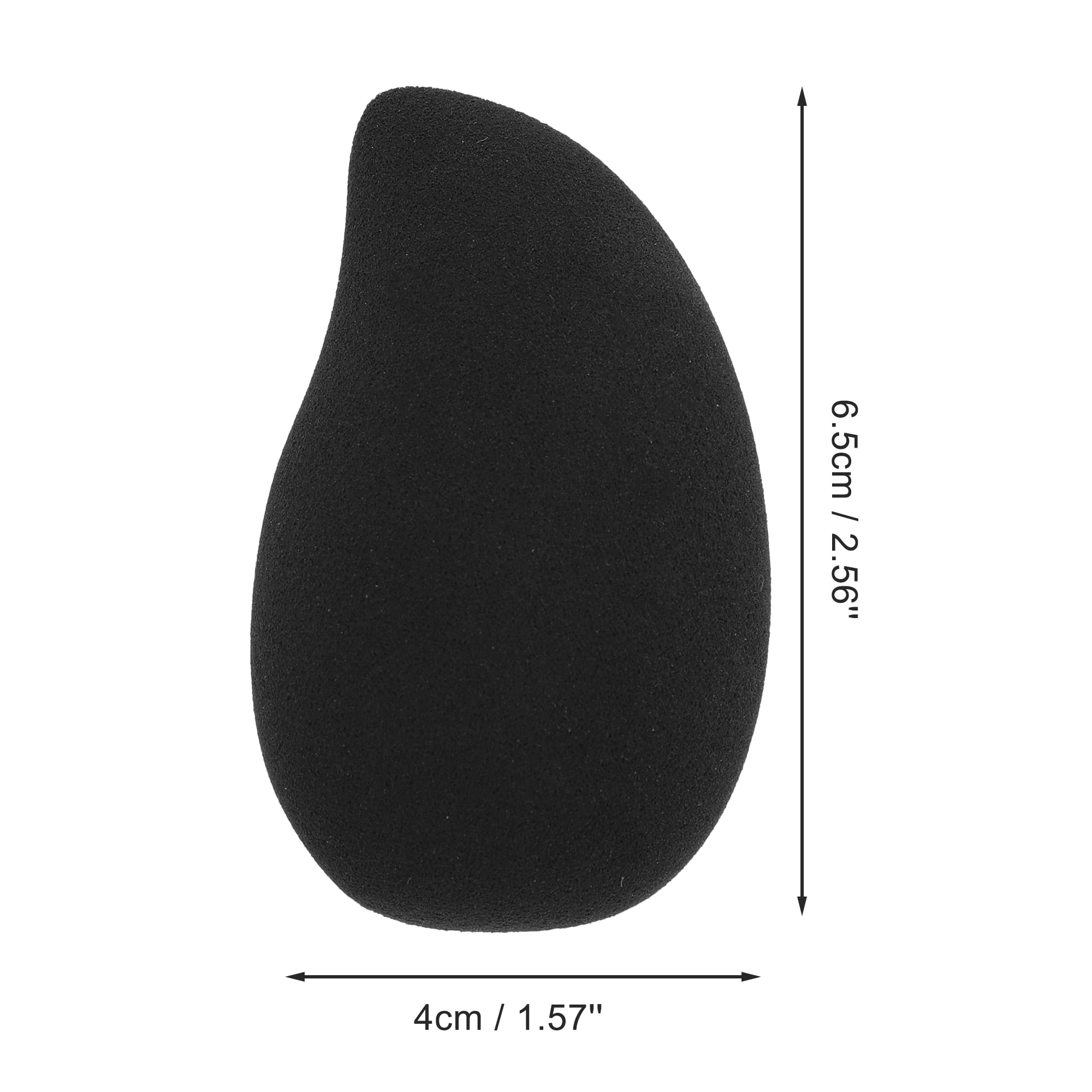 Unique Bargains 1 Pc Mango Face Makeup Sponge for Bedrooms Black