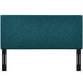thumbnail image 4 of Contemporary Modern Urban Designer Bedroom King Size Headbaord, Fabric, Aqua Blue, 4 of 4