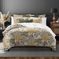 thumbnail image 5 of 6ix Tailors  Marikka Natural California King Comforter & 2 Pillow Shams Set - 3 Piece, 5 of 8