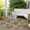 thumbnail image 6 of Addison Rugs Chantille Indoor/Outdoor Transitional Organic Taupe Washable Round Rug, 8' x 8', 6 of 6