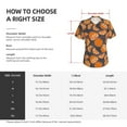 thumbnail image 4 of Yiaed Various Oranges Print Women's T Shirt V-Neck Short Sleeve Shirt Casual Breathable Tee Summer Tops-XX-Large, 4 of 5