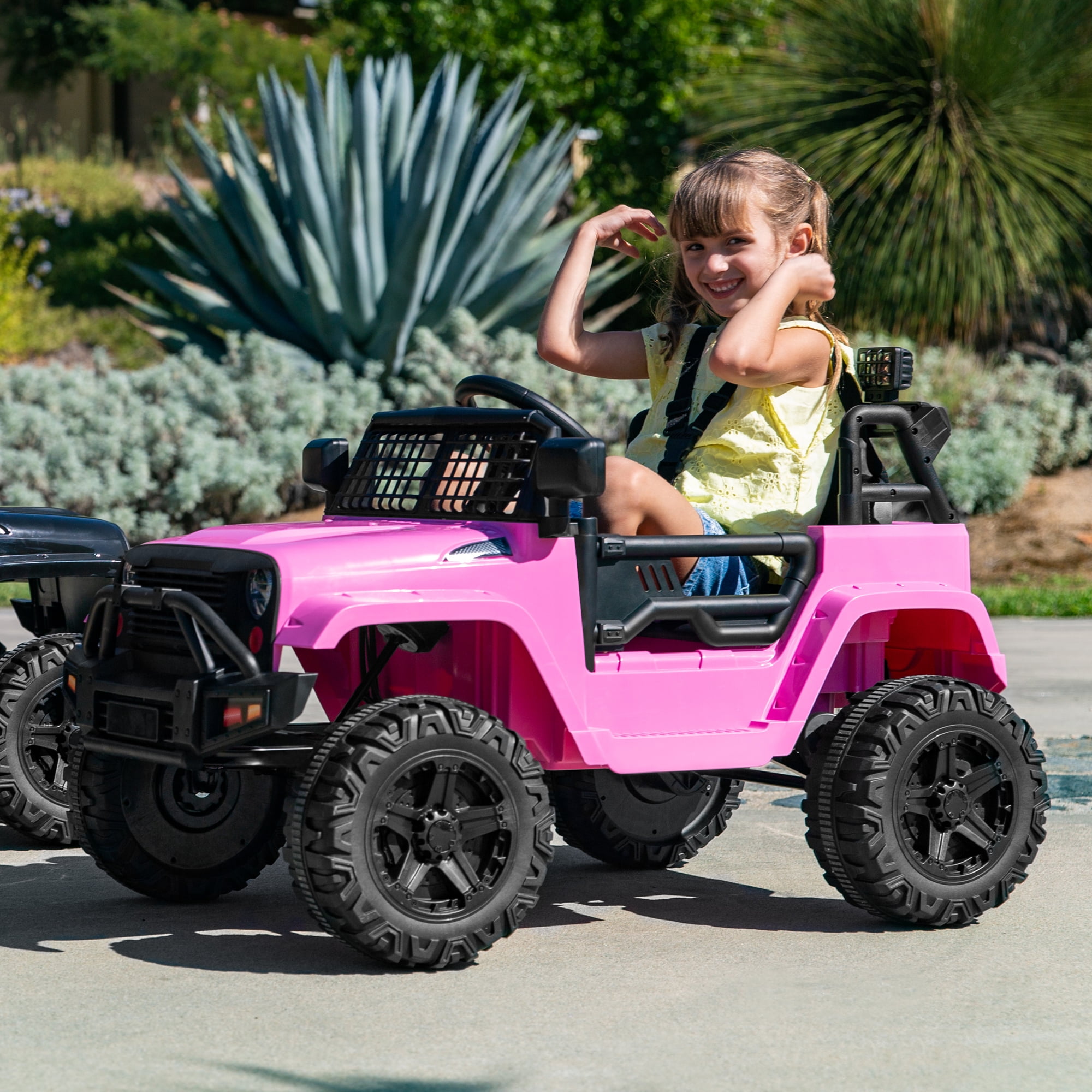 best choice products pink jeep