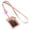 Pink, variant on BAOQIN PU Leather ID Badge Holder with Lanyard, 2-Sided Functional ID Card Holder with 5 Card Slots, Zippered Pocket Wallet, and Detachable Keychain for Teachers, Students, Nurses, and Office Staff