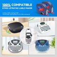 thumbnail image 2 of FZC-5PK Compatible with Dymo LetraTag Refills 91333 Plastic Red Label Tape Cartridge for DYMO LT-100H, LT-100T, LT-110T, QX 50 Label Maker, 1/2 Inch(12m) x 13Feet(4m), 2 of 4