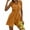 Orange, variant on ALLLIST Short Ladies Shorts Gray High Wide-Leg Solid Dressy Button Women's Skorts 100%Polyester Dressy M