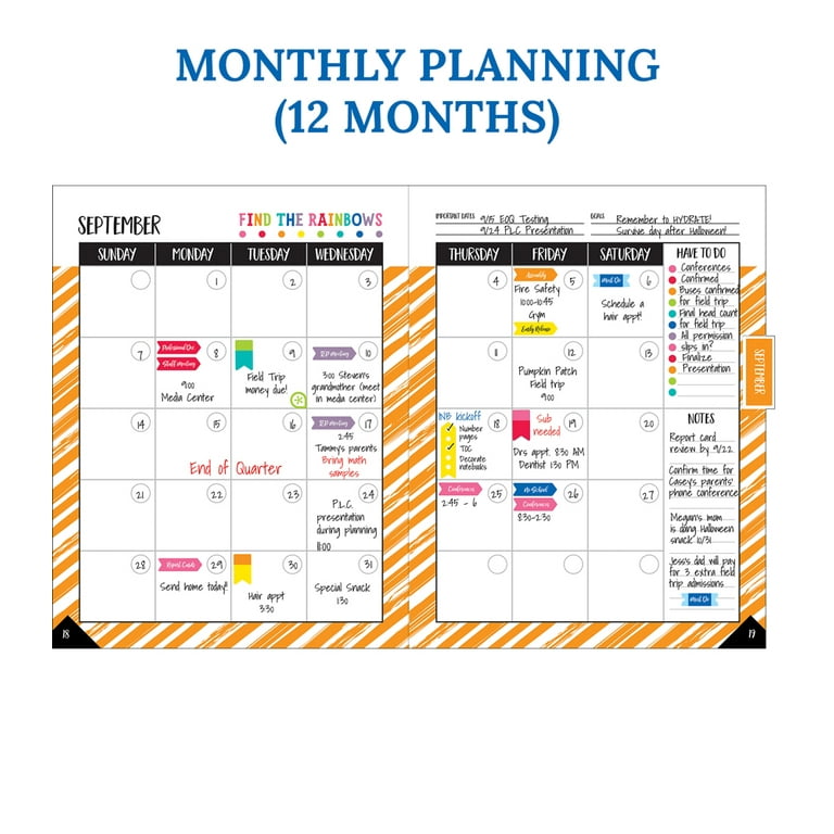 Teacher Coloring Planner