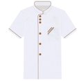 thumbnail image 1 of Unisex Short Long Sleeve Chef Jacket Coat Hotel Kitchen Service Uniform Workwear, 1 of 5