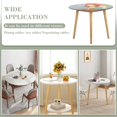 thumbnail image 3 of Stella y Sam-theme Fitted Round Tablecloths Elastic Edged Table Covers Waterproof Table Cloth for Kitchen Holiday Party Tables Decor 120cm, 3 of 6