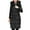 Black, variant on TIHLMK Coat Women Solid Casual Thicker Winter Slim Down Lammy Jacket Coat Overcoat Coffee