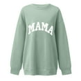 thumbnail image 4 of Women’S Sweatshirt Sweat Shirts Women Long Sleeve Womens Pullover Sweatshirts Light Green Big and Tall Crewneck Sweatshirt Women Fall Sweatshirt Young Women'S Wear, 4 of 4