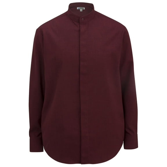 Edwards Men's Batiste Banded Collar Shirt
