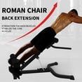 thumbnail image 3 of Yeshouse Adjustable Roman Chair Back Extension Bench – Dual-Angle & Height Hyperextension Trainer with Non-Slip Base, Heavy-Duty Steel Frame for Home & Gym Use, 3 of 5