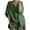 Army Green, variant on NaWent Up to 65% off Cotton Linen Shirts for Women Summer V-Neck T-Shirts Casual 3/4 Sleeve Blouse Top White XL