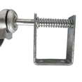 thumbnail image 4 of Rueda De Puerta De Puerta Con Resorte Silenciador De Goma Resistente De 4 Pulgadas Rueda De Resorte Para Puerta De Casa (1 Pieza, Negro), 4 of 4