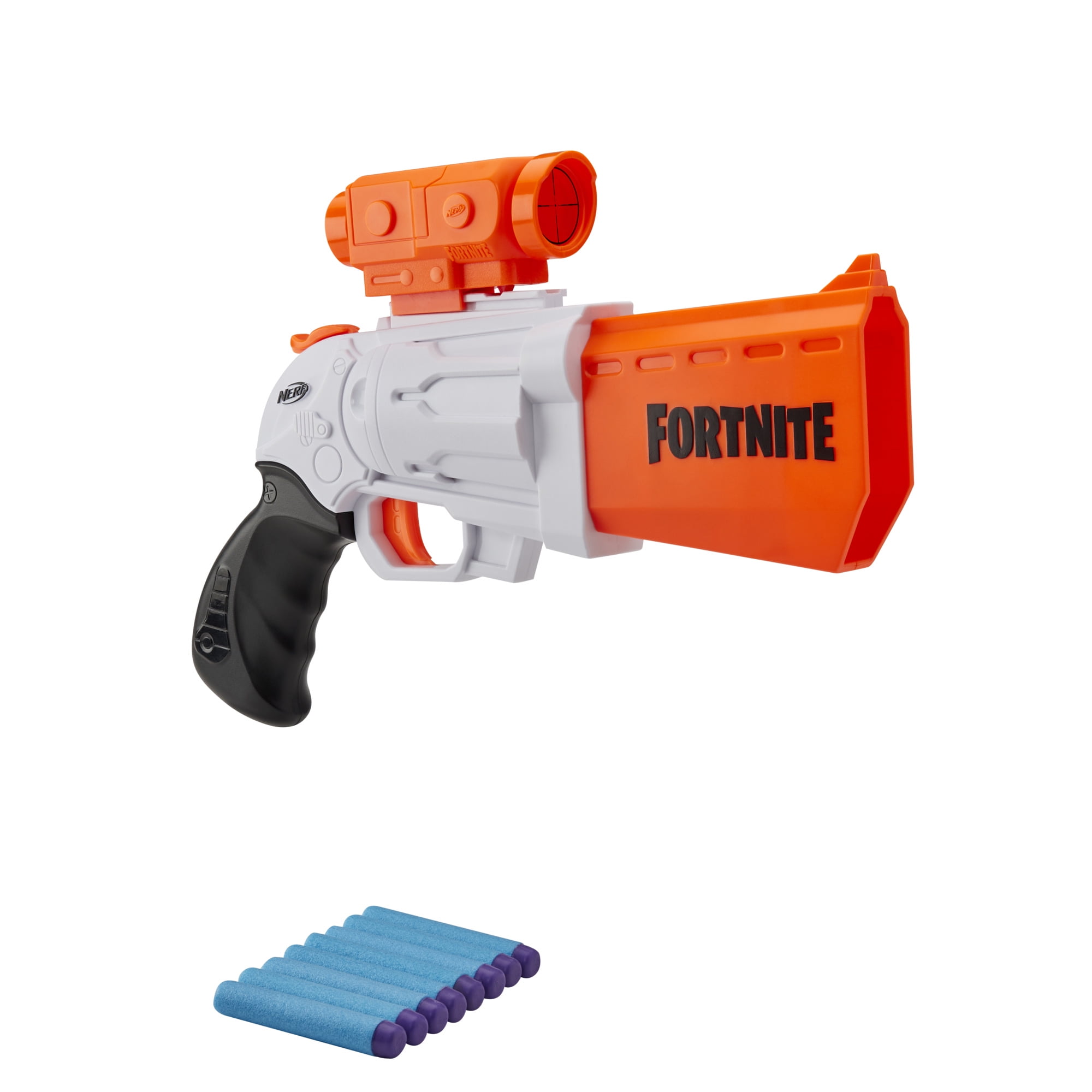 Nerf Fortnite SR Blaster, Includes 8 Official Nerf Darts - Walmart.com - Walmart.com