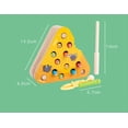 thumbnail image 5 of Juguetes de de madera Bloques educativos de juguetes sensoriales Queso juguetes de cuentas, 5 of 5
