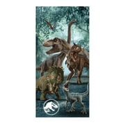 Universal Jurassic World: Fallen Kingdom 28" x 58" Dinosaurs Beach Towel, 1 Each