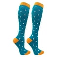 thumbnail image 3 of Hi,Fancy Bas de Compression 20-30 mmHg Longueur Genou Bas de Sport pour Course Cyclisme Unisexe, Bleu, P/M, 3 of 8