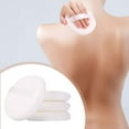 thumbnail image 3 of Powder Puff for Body Powder, Ultra Soft Large Velour Body Loose Powder Puff, 4.13 inch, White, Round, 3 of 5