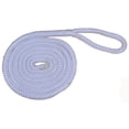 thumbnail image 4 of 3/8" White Fender Line For Boats - Double Braided Nylon 6 Feet Marine Rope - 2 Pack, 4 of 5