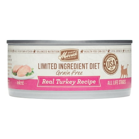 Merrick LID Real Turkey All Life Stages Wet Cat Food, 5 Oz ...