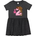 thumbnail image 3 of Inktastic 2nd Birthday 2 Year Old Cowgirl Hat Girls Toddler Dress, 3 of 5