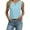Light Blue-linen shirt for women, variant on FNFYFH Womens Summer Tank Top Sleeveless Keyhole Neck Cotton Linen Shirt Basic Loose Dressy Work Shirt Blouse