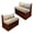 Beach Starfish, variant on Uourmeti Green Stripes RV Dinette Cushion Covers 2 Pack Stretchable Camper Seat Slipcover Non Slip Washable Sofa Couch Cover for Travel Trailer