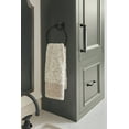 thumbnail image 3 of Amerock Stature Matte Black Closed Towel Ring, 3 of 8