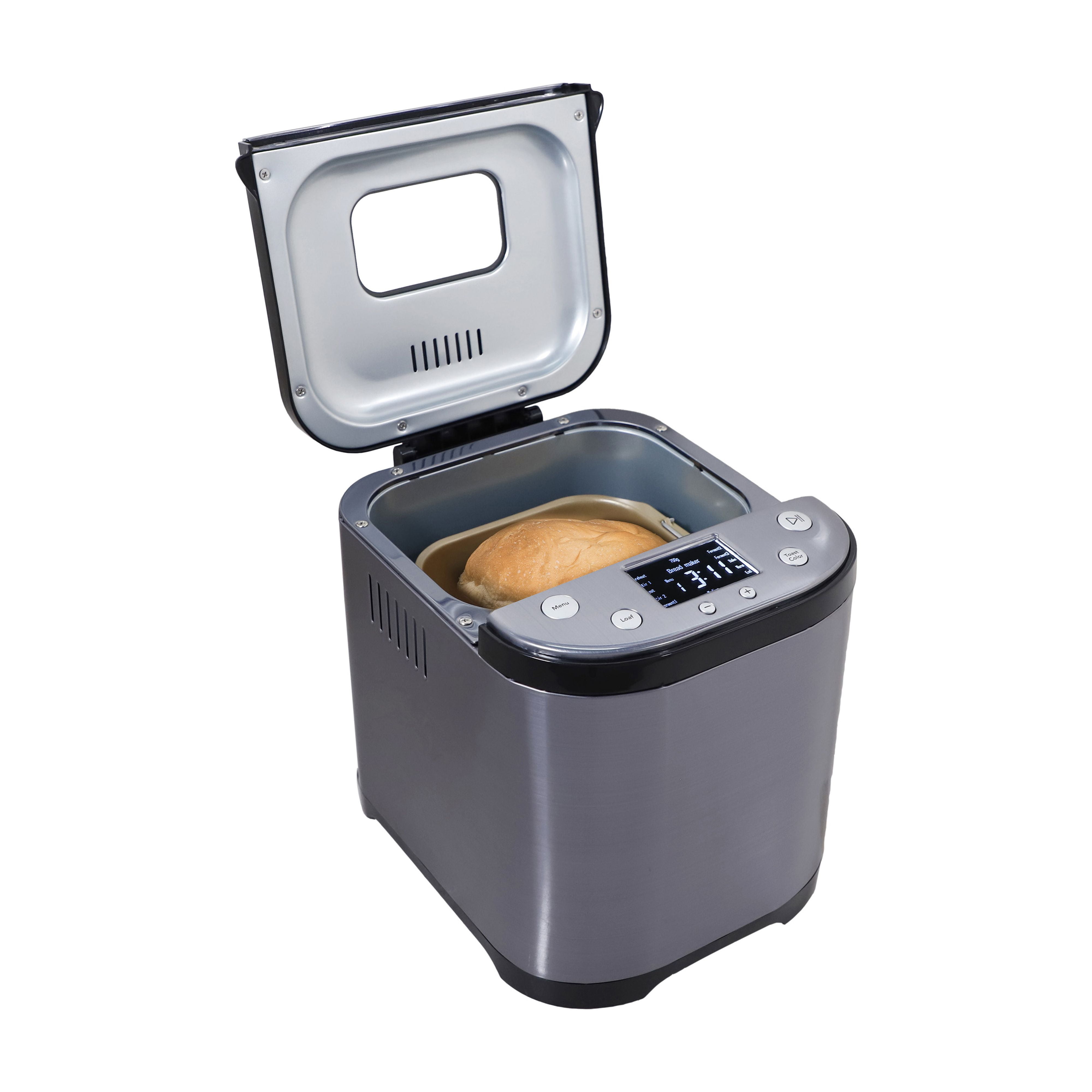 Culinary Chef 15-Program Bread Maker - Stainless Steel Black