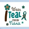 thumbnail image 2 of CafePress - I Wear Teal For My Nana 12 Infant Bodysuit - Baby Light Bodysuit, Size Newborn - 24 Months, 2 of 4