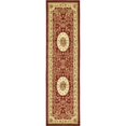 thumbnail image 1 of Unique Loom Versailles Medallion Motif Rug 2' 7 x 10' Runner Burgundy/Ivory, 1 of 2