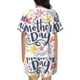 thumbnail image 3 of Kdxio Mother's Day Print Pajamas Sets for Women Short-Sleeved Pjs with Lounge Shorts Two Piece Sleepwear S-4XL, 3 of 8