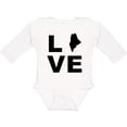 thumbnail image 3 of Inktastic Love Maine Boys or Girls Long Sleeve Baby Bodysuit, 3 of 5