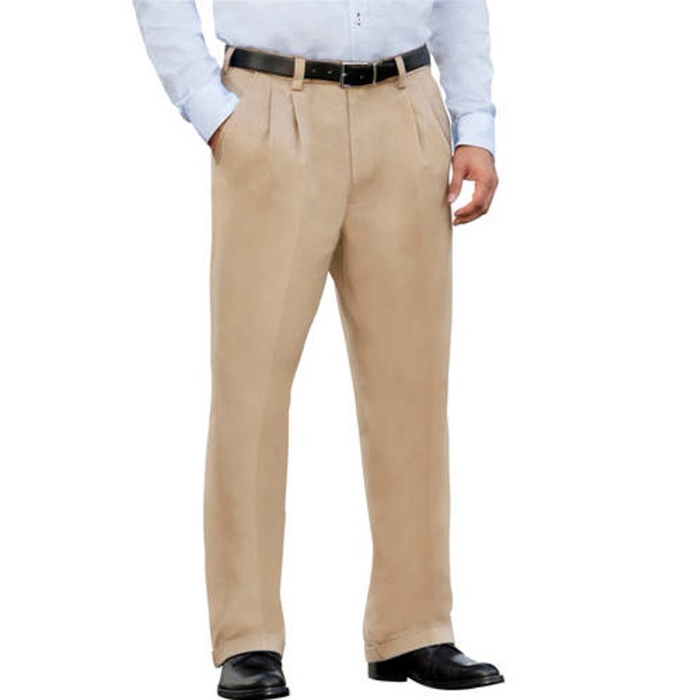 Extended Pleated Front Pant