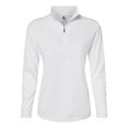 thumbnail image 1 of C2 Sport Womens Quarter-Zip Pullover, M, White, 1 of 1