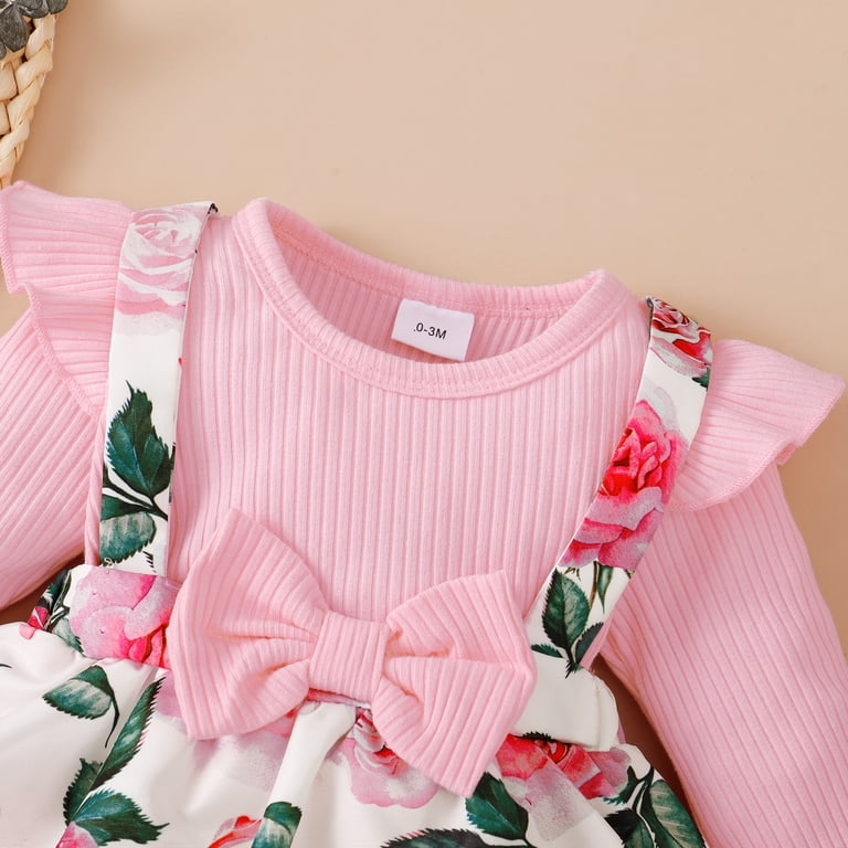 Kucnuzki Newborn Baby Girl Clothes 0 Months Fall Winter Dress 3 Months Long Sleeve Lace Trims Floral Patchwork Dress Headband 2PCS Set Pink 0-3 Months - Walmart.com Kucnuzki Newborn Baby Girl Clothes 0 Months Fall Winter Dress 3 Months Long Sleeve Lace Trims Floral Patchwork Dress Headband 2PCS Set Pink 0-3 Months - Walmart.com
