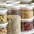thumbnail image 2 of Food Container Kitchen Stackable Moisture\-proof Grain Organizer Transparent Sealing Storage Holder with Lid, 2 of 8