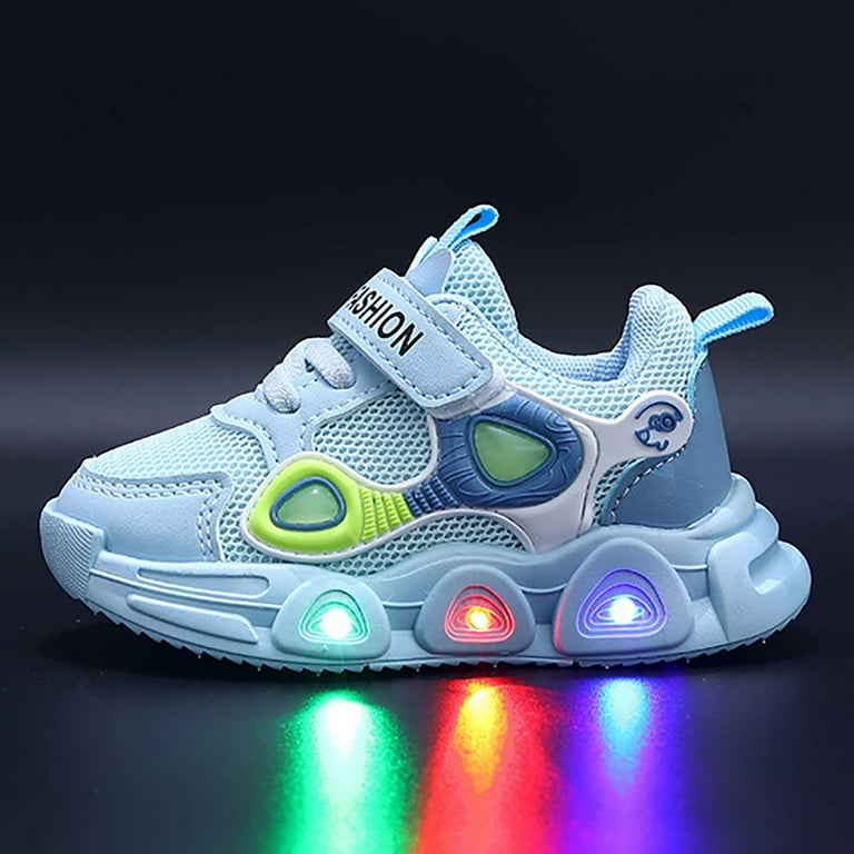 ゆ*ゆ様 LP★KIDS・OriginalMotionPictureSoundt Sngxgn Kids Flash Shoes Cartoon Luminous Led Tennis for Boys
