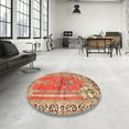 thumbnail image 3 of Ahgly Company Indoor Rectangle Traditional Sandy Brown Persian Area Rugs, Swatch Sample, 3 of 6
