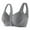 Dark Gray, variant on Xunlbb Sports Bras for Women, Women's Plus Size Front Buckle Comfortable Upper Support Gathering Without Steel Ring Thin Underwear Beautiful Back Bra Clearance Under $10