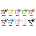 thumbnail image 3 of Uxcell Swivel Clasps Snap Hook, Star Shape Lobster Claw Clasp for DIY, 3Set of 10 Colors, 3 of 6