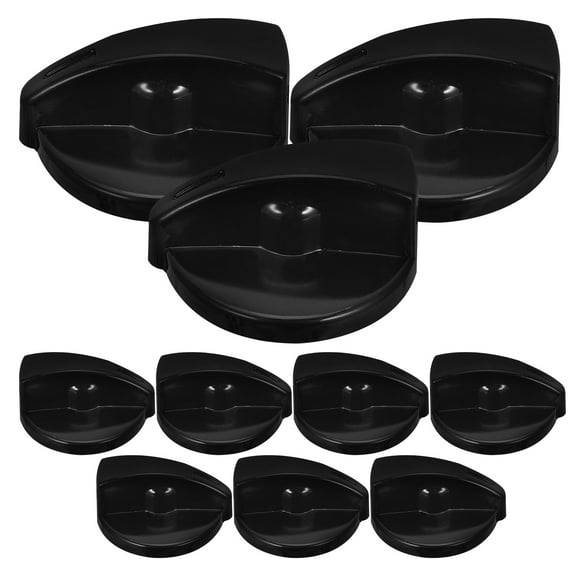 KAKOWELY Range Replacement Knobs Black 10Pcs 1.3X1.2X0.6In