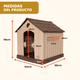 thumbnail image 2 of Casa Para Perro Grandes MascoAmigo con Puerta Térmica 98x94x98 cm Café, 2 of 8